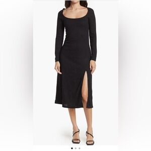 ASTR the label - Hi-Slit Midi Dress